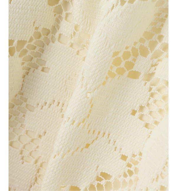 IENA LA BOUCLE「SEA NEW YORK/シー ニューヨーク ARIANNA LACE SSLV TOP RS26-059」|シャツ・ブラウス|