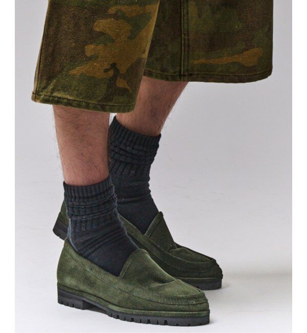 PULP「BLOHM / ブローム HOMIES RAT / BL-02」|スリッポン|カーキ