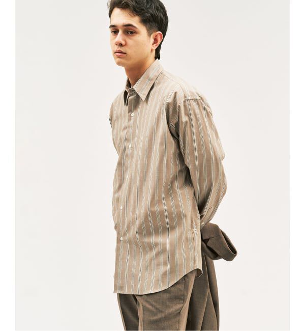 417 EDIFICE「【SIDOGRAS / シドグラス】LE JAPON ATELIER Akita シャツ」|シャツ・ブラウス|ブラウン A