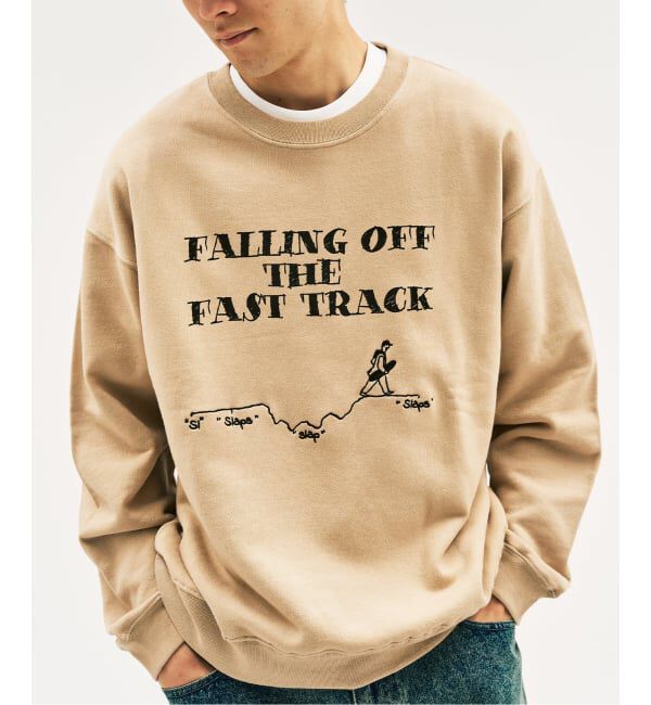 417 EDIFICE「SLAPS GRAPHIC SWEAT」|スウェット・ジャージ|ベージュ