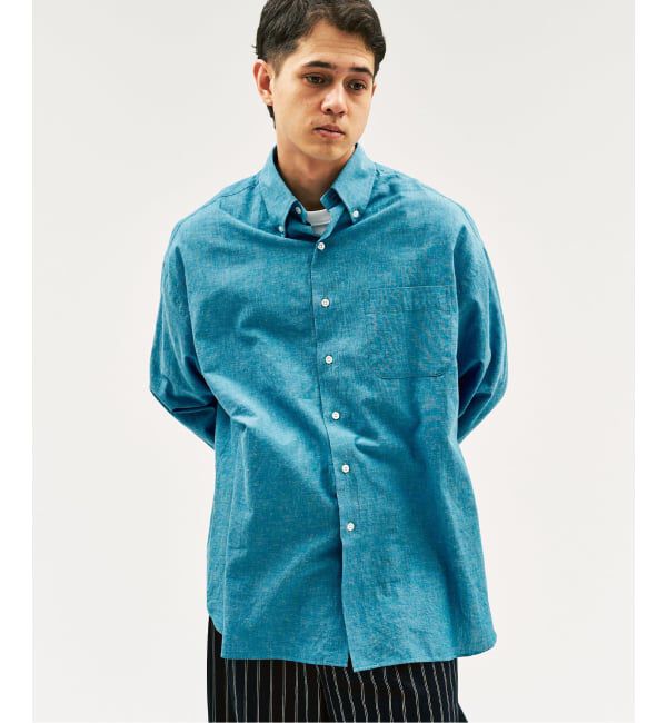 417 EDIFICE「【MOONLIGHT CLOTHING】 BIG B.D Chambrayシャツ」|シャツ・ブラウス|