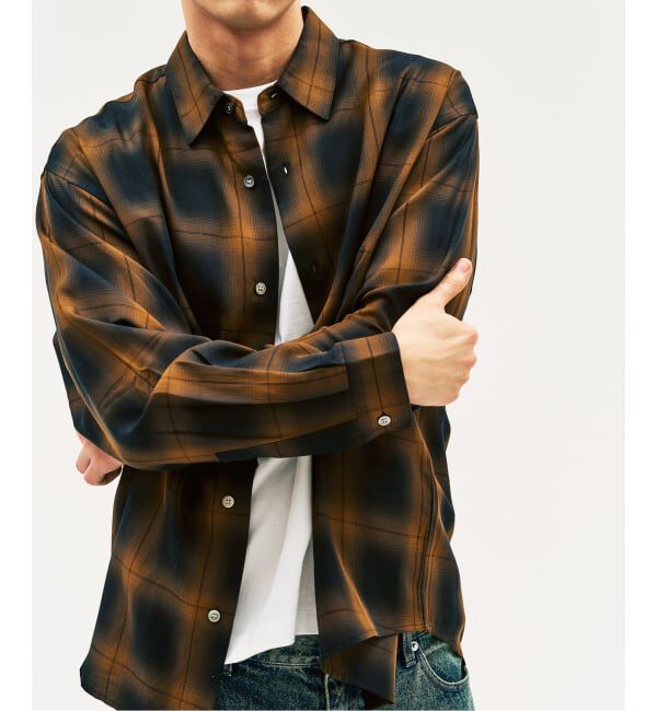 417 EDIFICE「オンブレーチェック レギュラーシャツ」|シャツ・ブラウス|