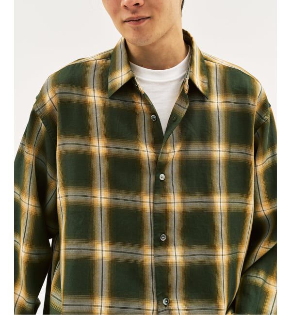 417 EDIFICE「オンブレーチェック レギュラーシャツ」|シャツ・ブラウス|