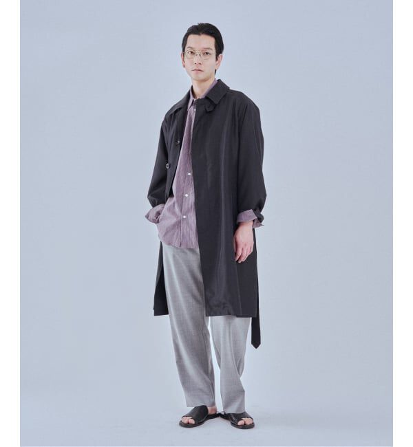 EDIFICE「《予約》ライトウェイト タフタ コート」|ステンカラーコート|