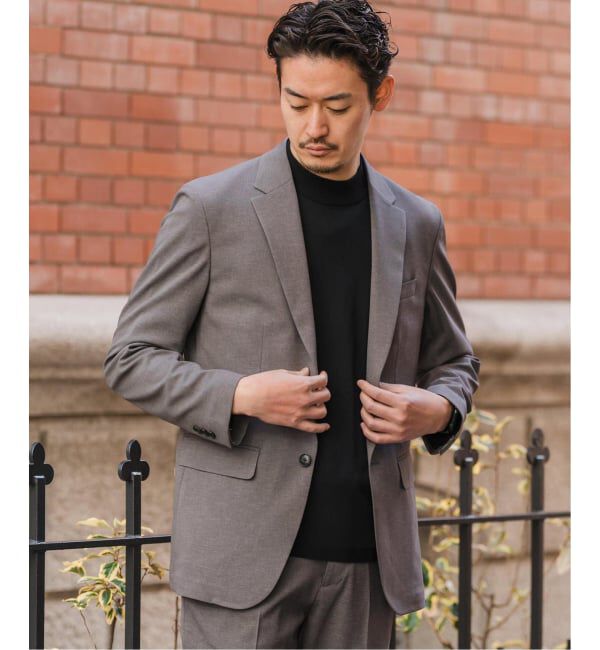 EDIFICE「《予約》"抗菌防臭＆シワ防止機能" ワルツ ツイル 2ボタン ジャケット」|スーツ|