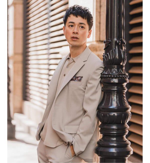 EDIFICE「《予約》"抗菌防臭＆シワ防止機能" ワルツ ツイル 2ボタン ジャケット」|スーツ|