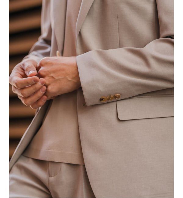 EDIFICE「《予約》"抗菌防臭＆シワ防止機能" ワルツ ツイル 2ボタン ジャケット」|スーツ|