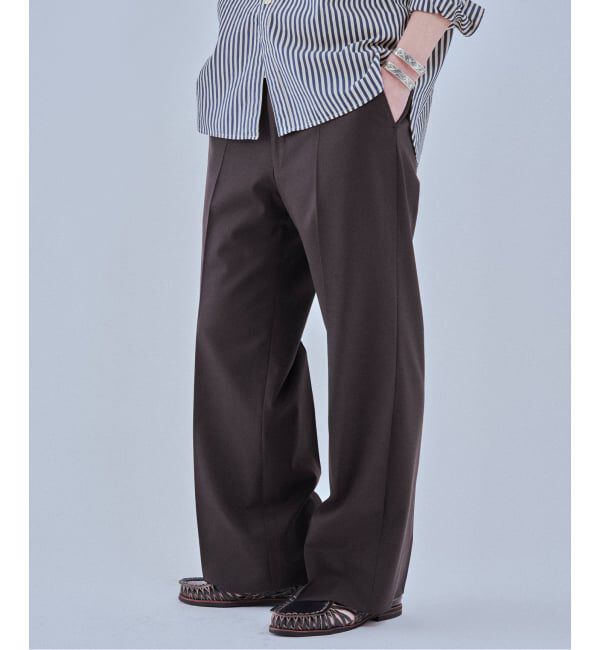 EDIFICE「《予約》FLOWING トラウザー」|スラックス|