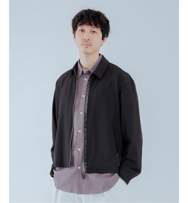 EDIFICE「《予約》LEATHER-TRIMMED シャツ ジャケット」|その他|
