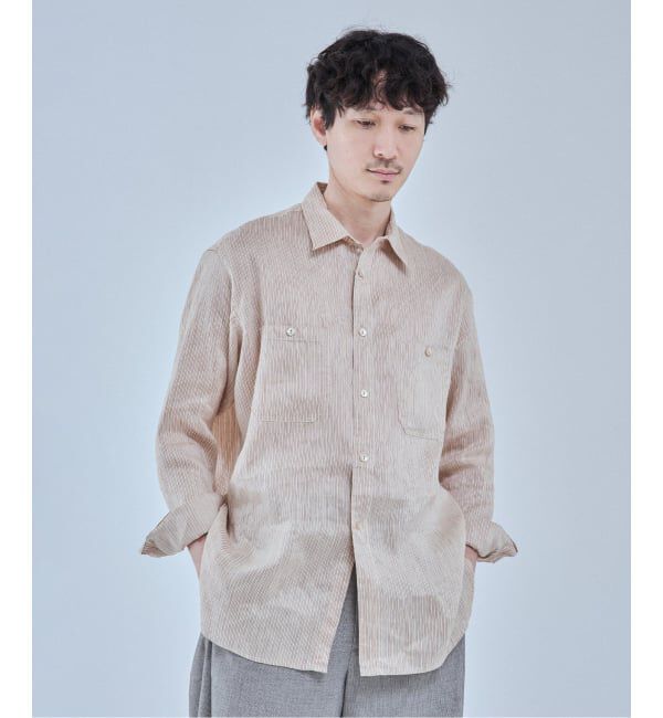 EDIFICE「《予約》ETS.MATERIAUX(マテリオ) US ネイビー シャツ」|シャツ・ブラウス|