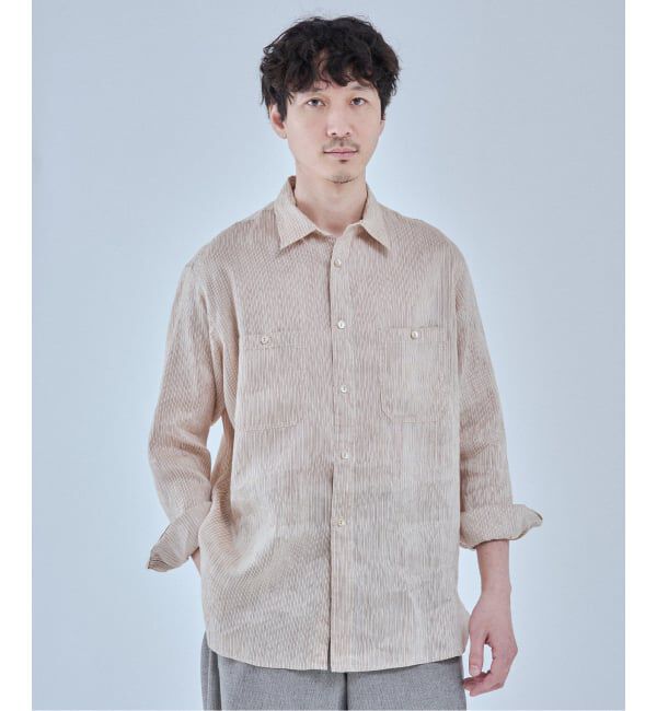 EDIFICE「《予約》ETS.MATERIAUX(マテリオ) US ネイビー シャツ」|シャツ・ブラウス|