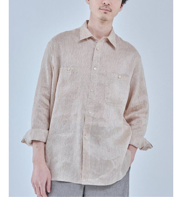 EDIFICE「《予約》ETS.MATERIAUX(マテリオ) US ネイビー シャツ」|シャツ・ブラウス|