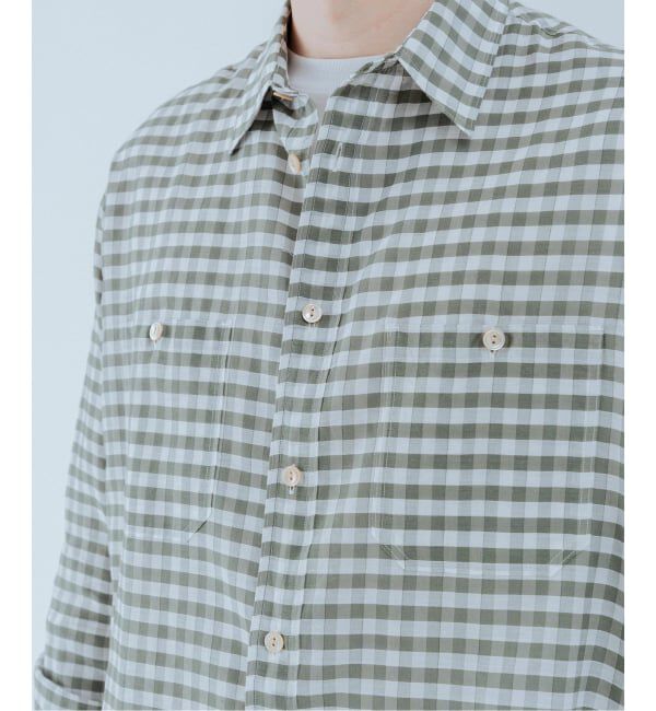 EDIFICE「《予約》ETS.MATERIAUX(マテリオ) US ネイビー シャツ」|シャツ・ブラウス|