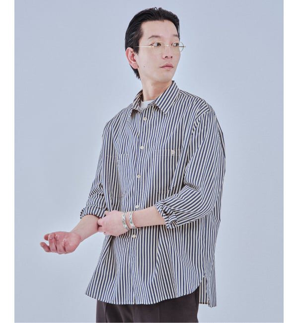 EDIFICE「《予約》ETS.MATERIAUX(マテリオ) US ネイビー シャツ」|シャツ・ブラウス|