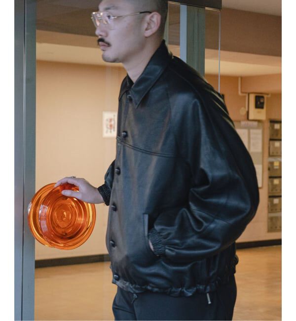 PULP「refomed / リフォメッド&times;CCU / シーシーユー LEATHER FORMAN JACKET」|ライダースジャケット|