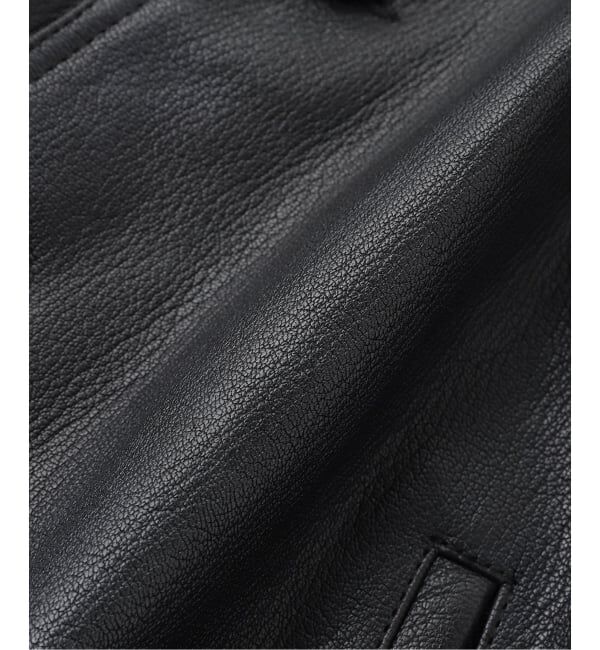 PULP「refomed / リフォメッド&times;CCU / シーシーユー LEATHER FORMAN JACKET」|ライダースジャケット|