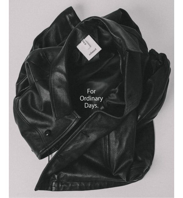 PULP「refomed / リフォメッド&times;CCU / シーシーユー LEATHER FORMAN JACKET」|ライダースジャケット|