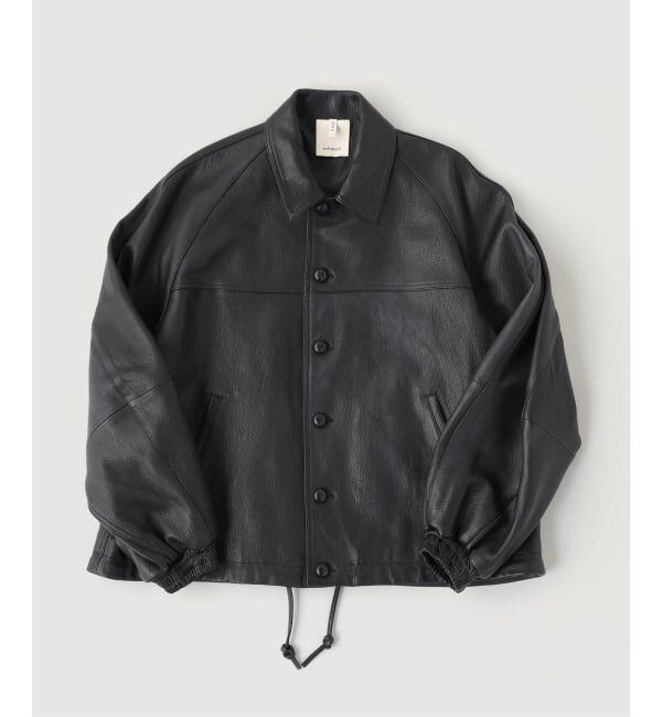 PULP「refomed / リフォメッド&times;CCU / シーシーユー LEATHER FORMAN JACKET」|ライダースジャケット|