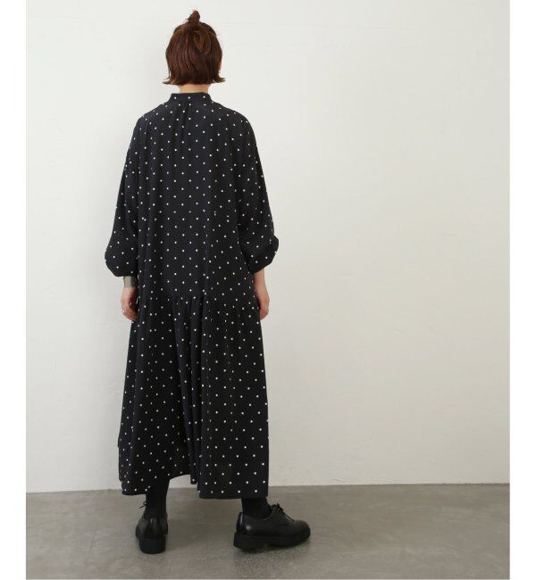 journal standard luxe「《追加》ドット ティアードワンピース」|ワンピース|