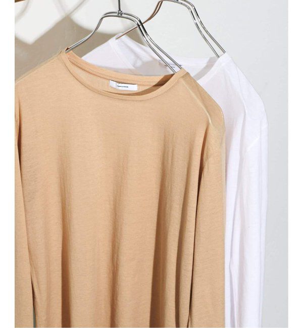 JOURNAL STANDARD「《追加10》クルーネックシアーロングＴシャツ」|Tシャツ・カットソー|オレンジ