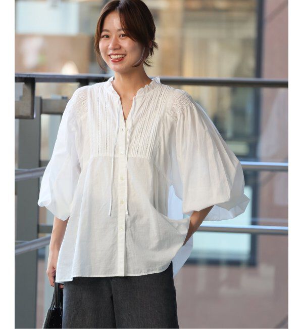 JOURNAL STANDARD relume「ボリュームスリーブコットンブラウス」|シャツ・ブラウス|