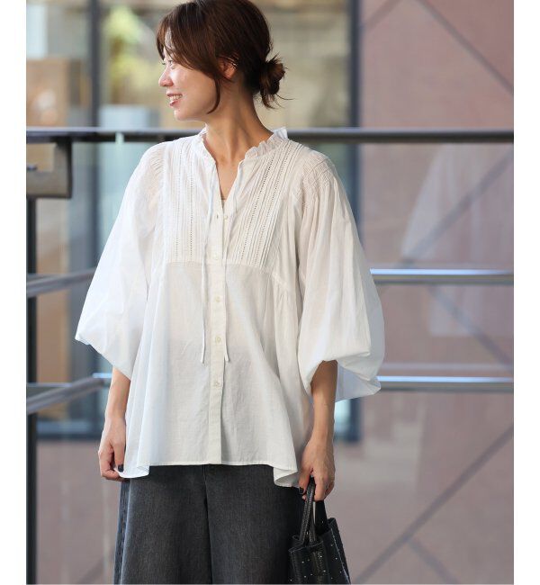 JOURNAL STANDARD relume「ボリュームスリーブコットンブラウス」|シャツ・ブラウス|