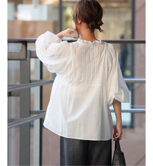 JOURNAL STANDARD relume「ボリュームスリーブコットンブラウス」|シャツ・ブラウス|