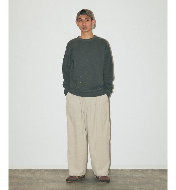 J.S.Homestead「J.S.Homestead / パシフィックウラケ ダメージクルーネック」|スウェット・ジャージ|
