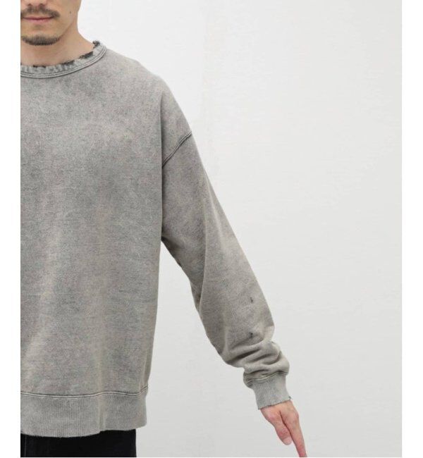 J.S.Homestead「J.S.Homestead / パシフィックウラケ ダメージクルーネック」|スウェット・ジャージ|
