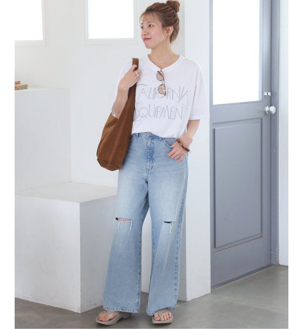 JOURNAL STANDARD relume「【THE DAY ON THE BEACH】カットオフTシャツ」|Tシャツ・カットソー|