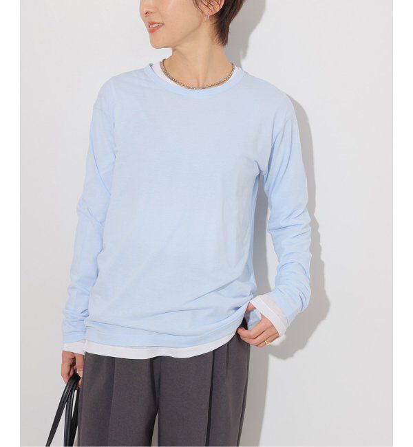 JOURNAL STANDARD relume「《追加2》シアークルーネックロングTシャツ」|Tシャツ・カットソー|