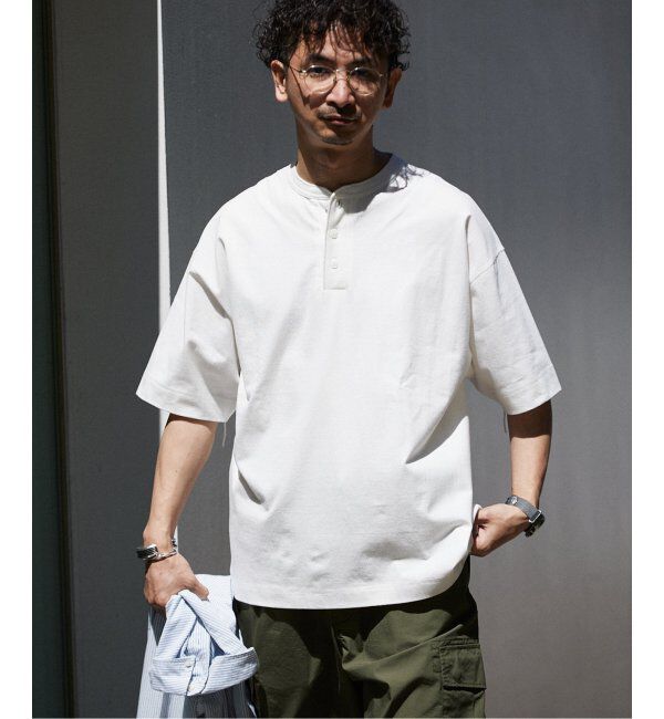 JOURNAL STANDARD relume「Healthknit / ヘルスニット 別注 ヘンリーネックTシャツ」|Tシャツ・カットソー|