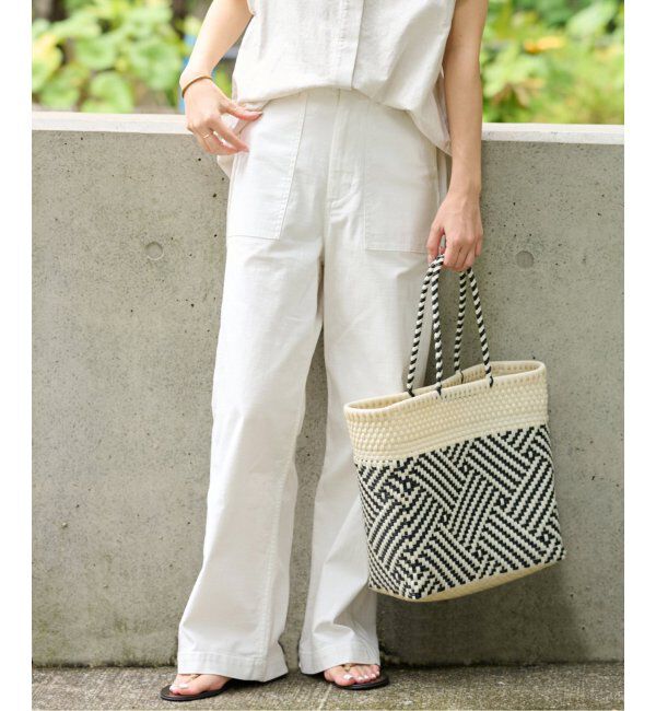 JOURNAL STANDARD relume「《追加18》ワイドベイカーパンツ」|カーゴ|ホワイト