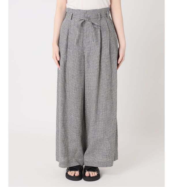 JOURNAL STANDARD「《予約》ゼフィールリネンベルテッドギャザーパンツ」|その他|