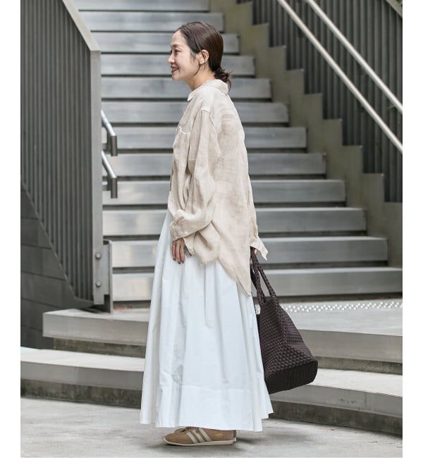 JOURNAL STANDARD「《予約》ゼフィールリネン2WAYメッシュシャツ」|シャツ・ブラウス|