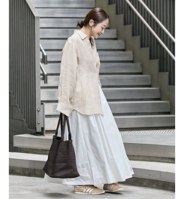 JOURNAL STANDARD「《予約》ゼフィールリネン2WAYメッシュシャツ」|シャツ・ブラウス|