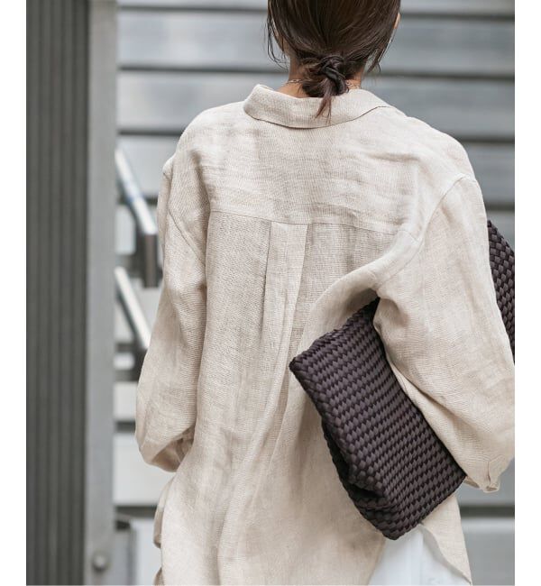 JOURNAL STANDARD「《予約》ゼフィールリネン2WAYメッシュシャツ」|シャツ・ブラウス|