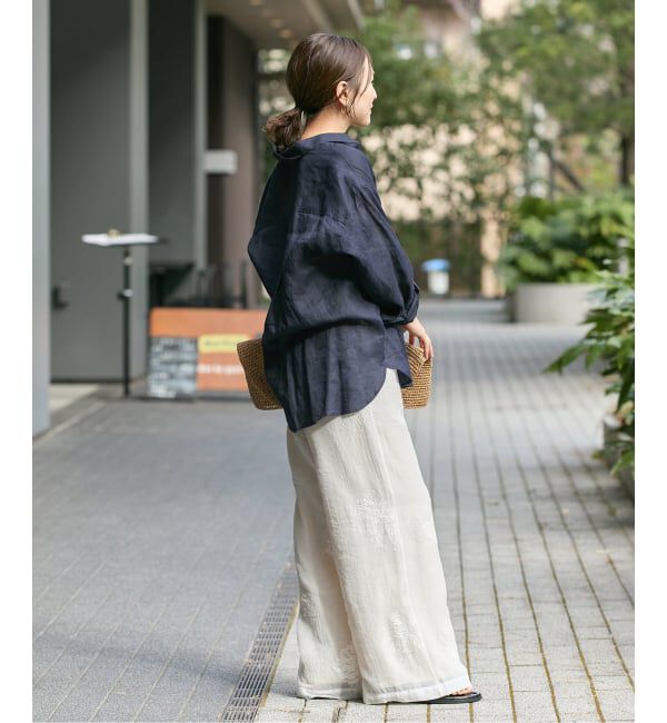 JOURNAL STANDARD「《予約》ゼフィールリネン2WAYシャツ」|シャツ・ブラウス|