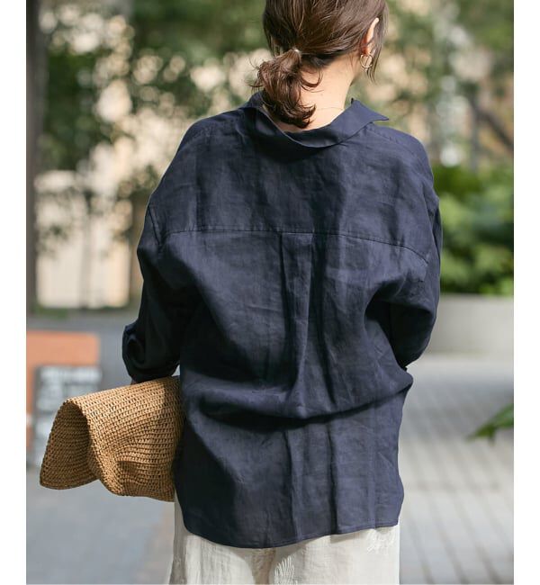 JOURNAL STANDARD「《予約》ゼフィールリネン2WAYシャツ」|シャツ・ブラウス|