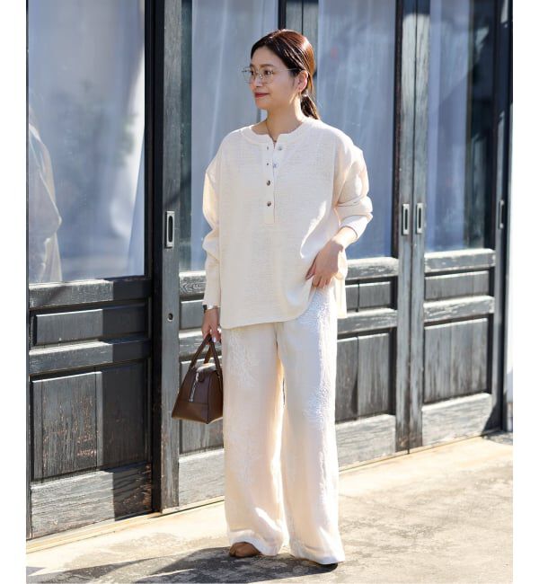 JOURNAL STANDARD「《予約》テープヤーンヘンリープルオーバー」|ニット・セーター|