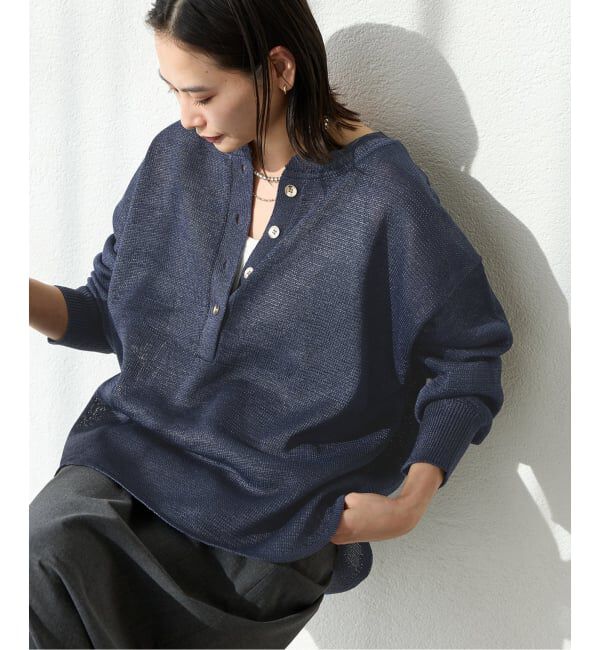 JOURNAL STANDARD「《予約》テープヤーンヘンリープルオーバー」|ニット・セーター|