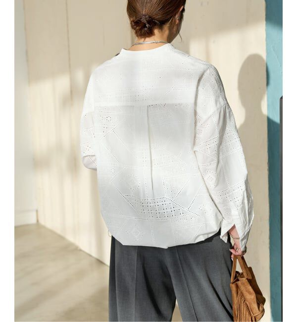 JOURNAL STANDARD「《予約》コットンキカレーススキッパーシャツ」|シャツ・ブラウス|