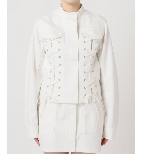 Oriens JOURNAL STANDARD「《予約》レースアップデニムジャケット」|デニムジャケット|