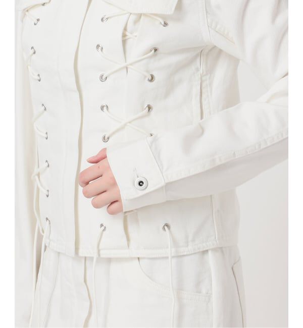 Oriens JOURNAL STANDARD「《予約》レースアップデニムジャケット」|デニムジャケット|