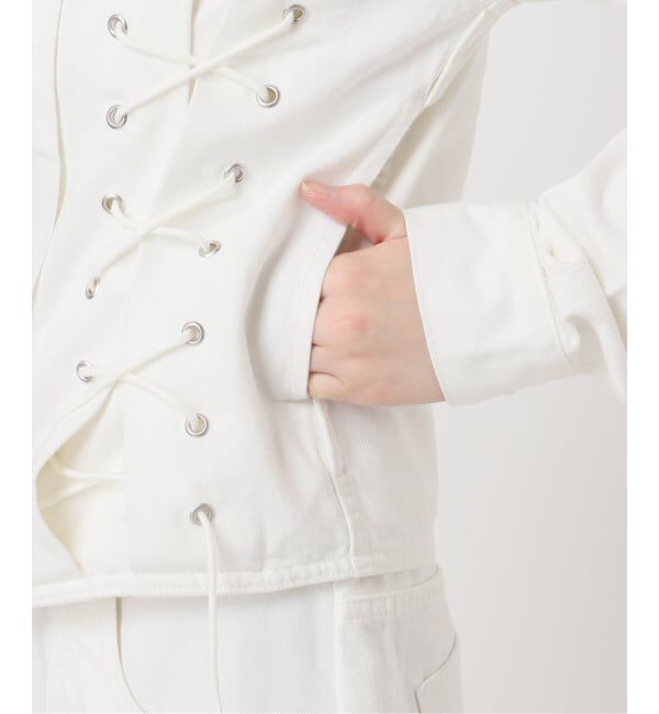 Oriens JOURNAL STANDARD「《予約》レースアップデニムジャケット」|デニムジャケット|