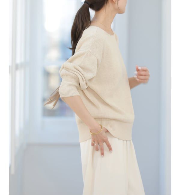 JOURNAL STANDARD relume「《予約》リネンコットン2WAYプルオーバー」|ニット・セーター|