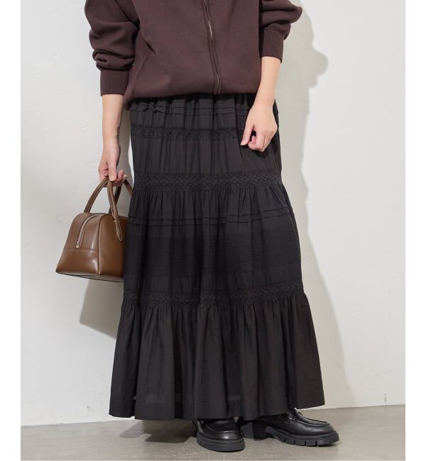 JOURNAL STANDARD「《予約》インドボイルレースティアードスカート」|スカート|