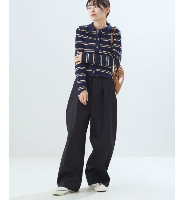 journal standard L'essage「《予約》襟リブカーディガン」|カーディガン|