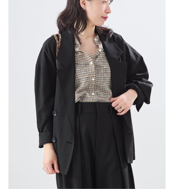 journal standard L'essage「《予約》リノリオグログラン ダブルジャケット」|テーラードジャケット|