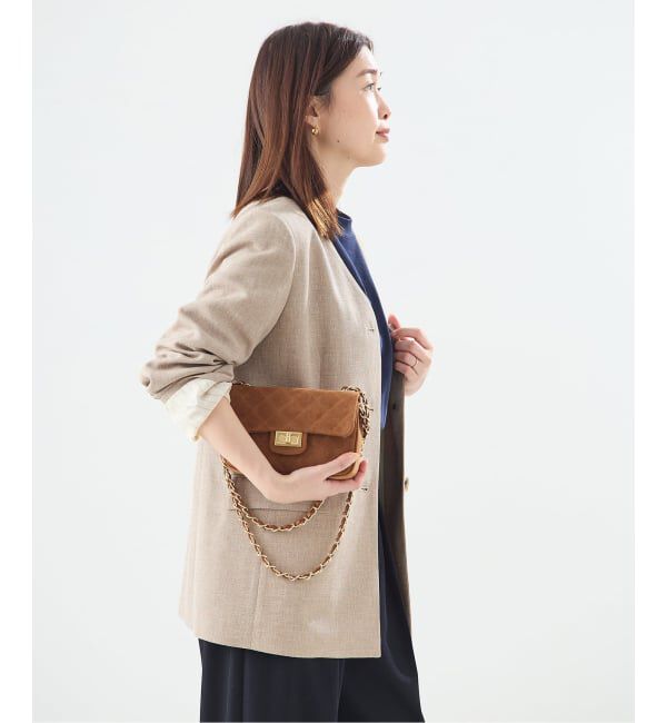 journal standard L'essage「《予約》リノオックス Vネックジャケット」|ノーカラージャケット|